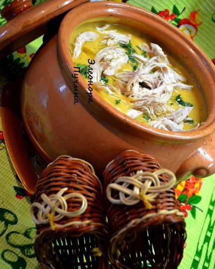 Рецепт супа-пюре в горшочке