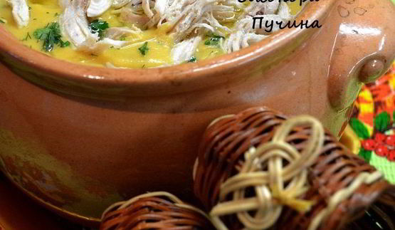 суп-пюре в горшочке