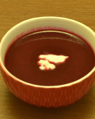 Свекольный суп-пюре