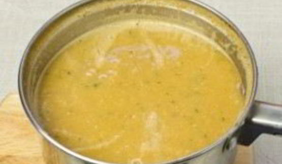 вегетарианский суп-пюре из чечевицы