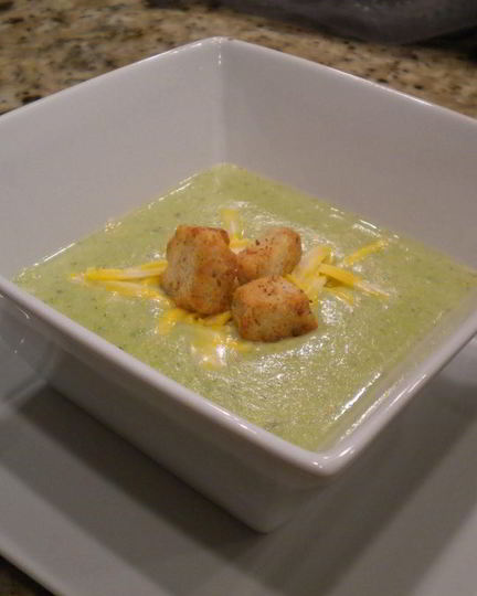 Рецепт супа с брокколи и сыром по-быстрому