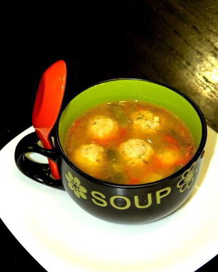 Рецепт супа с фрикадельками и спаржей