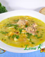 Суп с курицей и рисом