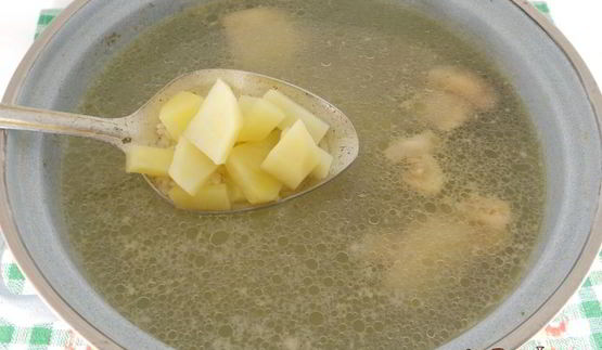 суп с курицей и рисом