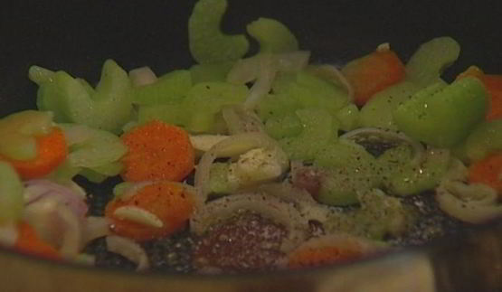 суп с миндалем и стручковой фасолью