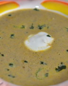 Суп с печенью трески