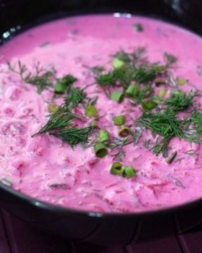 Свекольник на кефире