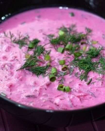 Рецепт свекольника на кефире