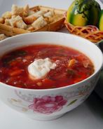 Свекольник с ботвой