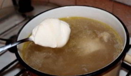 куриный сырный суп