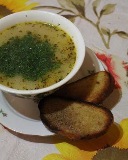 Рецепт легкого сырного супчика