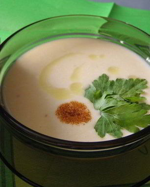 Мягкий сырный суп-пюре