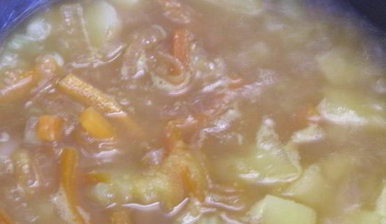 мягкий сырный суп-пюре