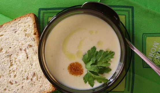 мягкий сырный суп-пюре