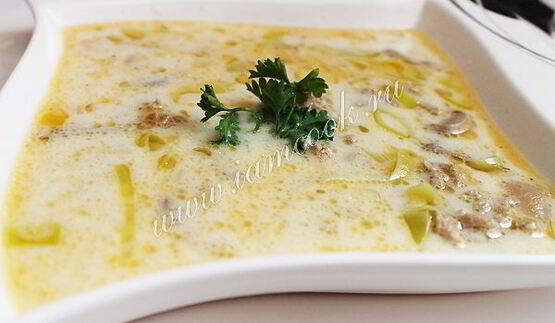 немецкий сырный суп k sesuppe