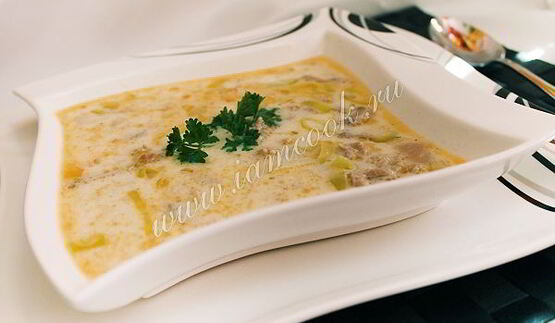 немецкий сырный суп k sesuppe