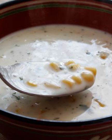 Рецепт сырно-кукурузного суп