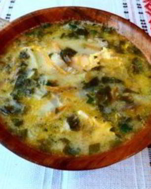 Сырно-щавелевый суп