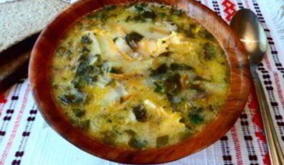 сырно-щавелевый суп