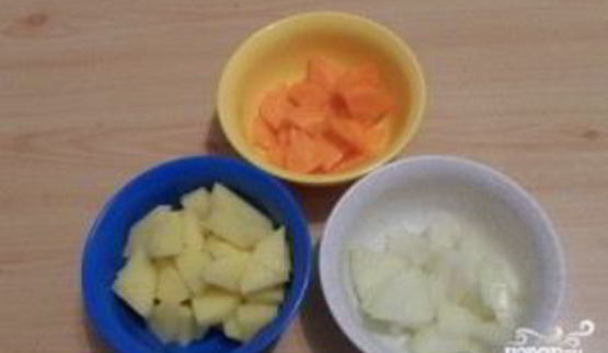 сырный суп на курином бульоне