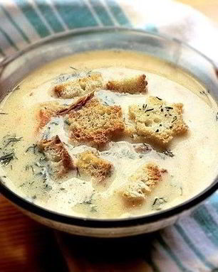 Сырный суп по-французски с курицей