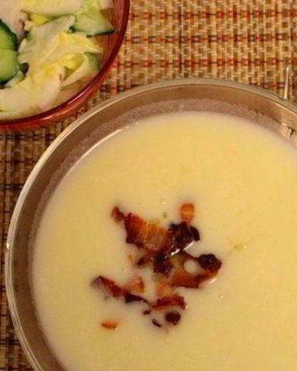 Рецепт сырного супа с беконом