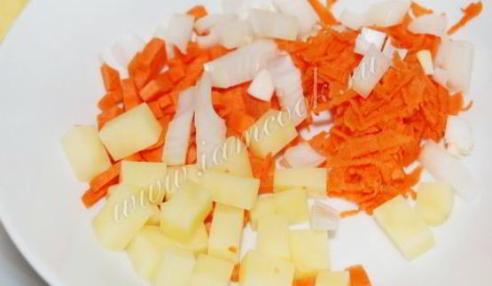 сырный суп с фрикадельками