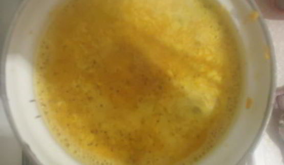 сырный суп с горошком