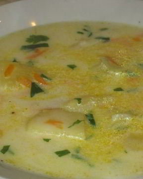 Сырный суп с картошкой