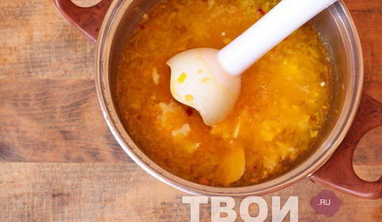 сырный суп с курицей