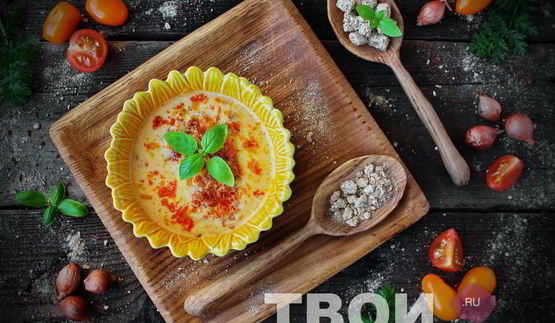 сырный суп с курицей