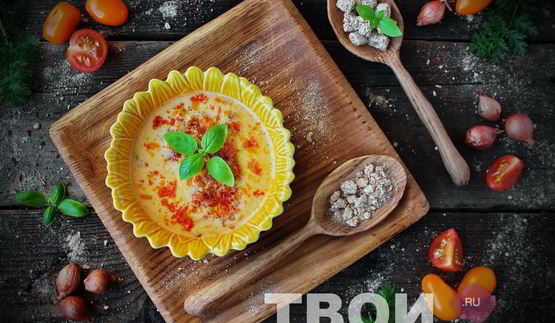 сырный суп с курицей