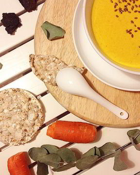 Сырный суп с пастой карри