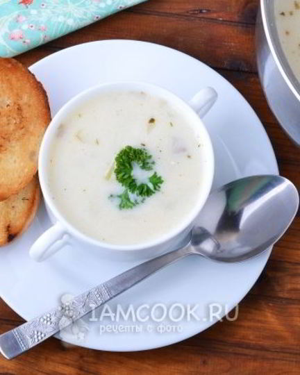 Рецепт сырного супа с плавленным сыром