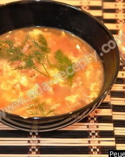 Рецепт сырного супа с сухариками и плавленым сыром