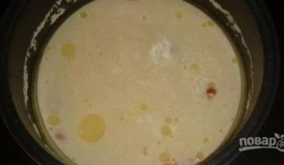 сырный суп со свининой в мультиварке