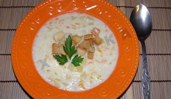 сырный суп в мультиварке