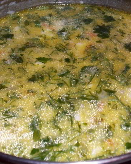 Рецепт сырного супчика морского