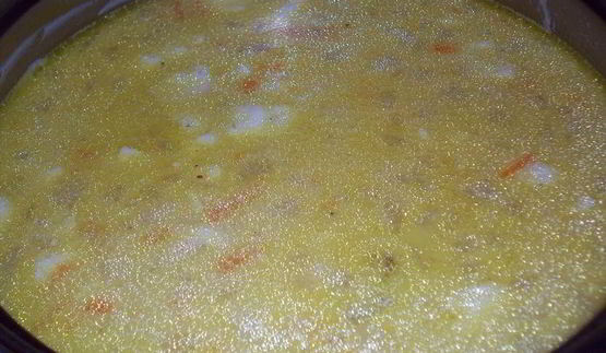 сырный супчик морской