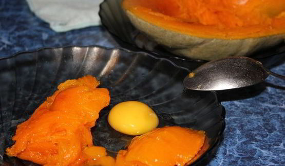 сырный супчик с тыквенными клецками