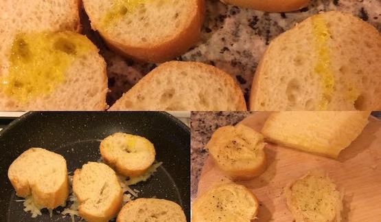 томатный суп с гренками