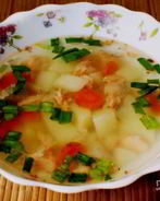 Уха из головы форели