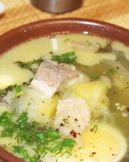 Рецепт ухи из головы осетра