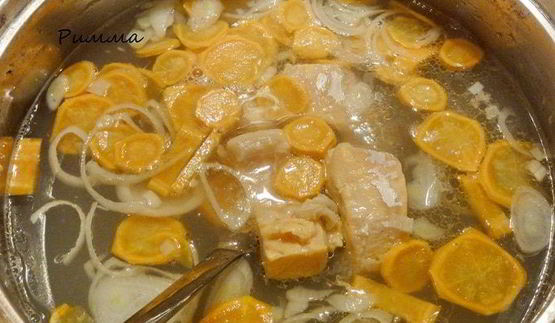 уха из щучьих голов с икрой