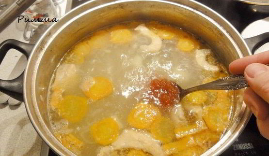 уха из щучьих голов с икрой