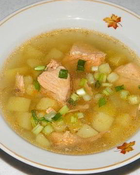 Уха из семги