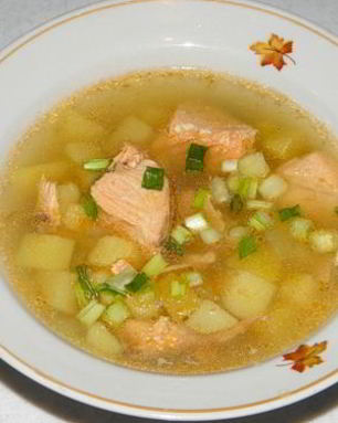 Уха из семги