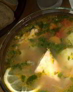 Уха Царская с семгой