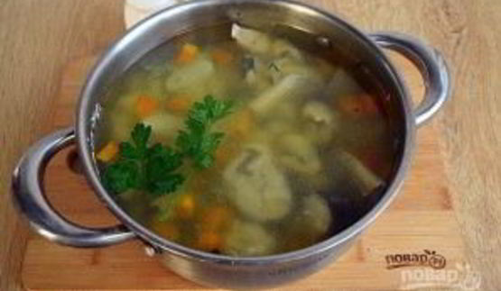 уха в хлебном горшочке