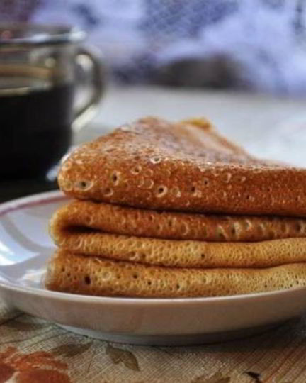 Рецепт ажурных блинчиков на кефире